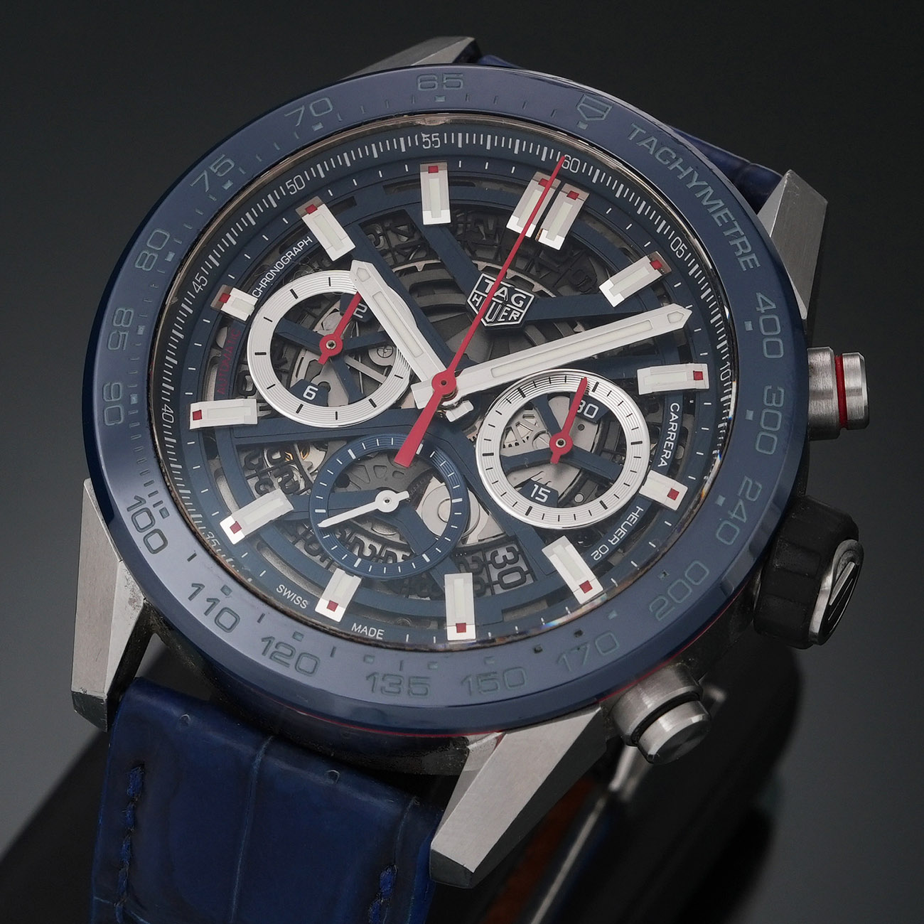 TAG HEUER(USED)태그호이어 까레라 오토매틱 45 mm CBG2A11